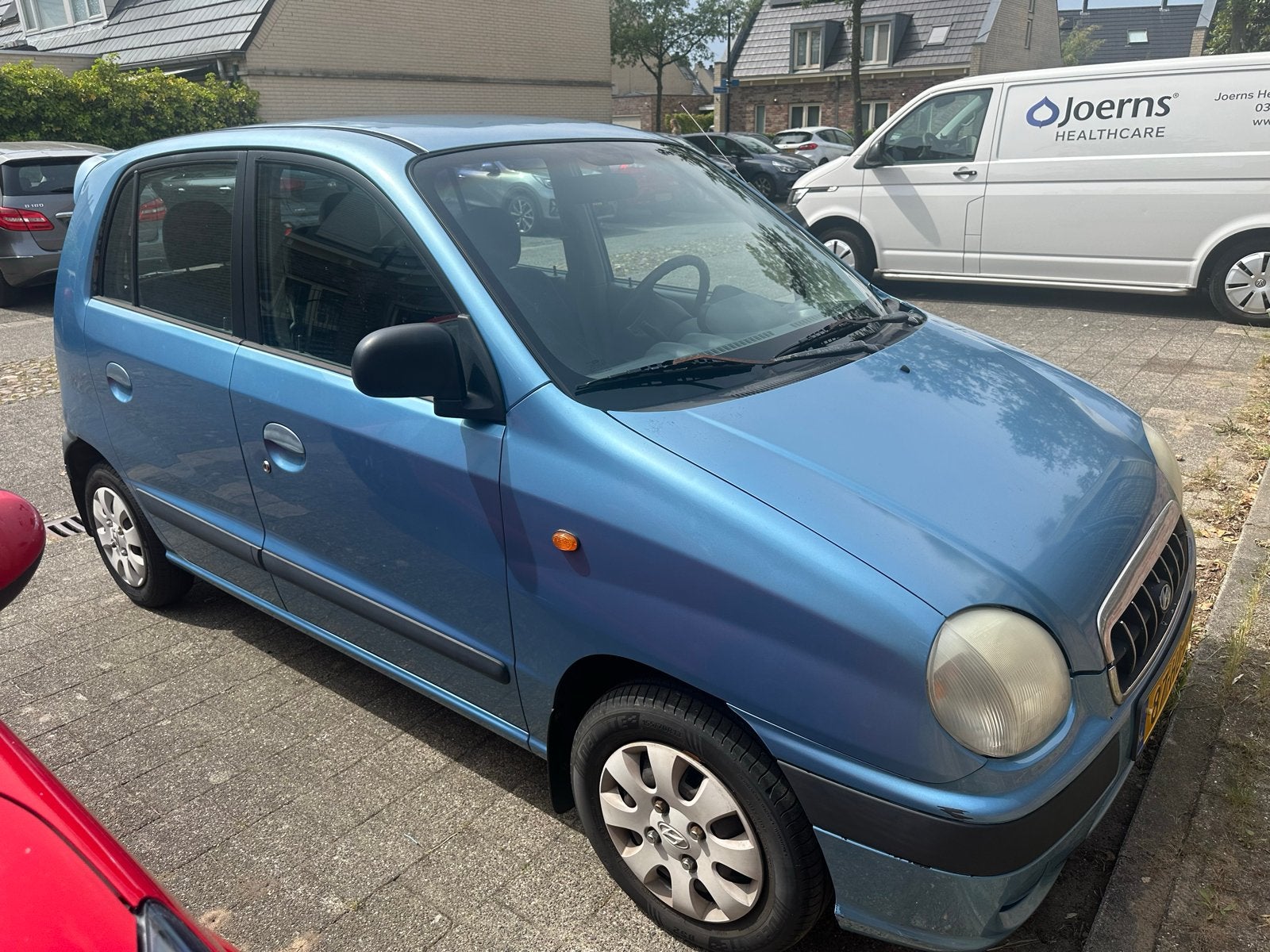 Hyundai Atos 1.0 I 2001 Blauw, Auto's, Hyundai, Particulier, Atos, Benzine, C, Hatchback, Handgeschakeld, Origineel Nederlands