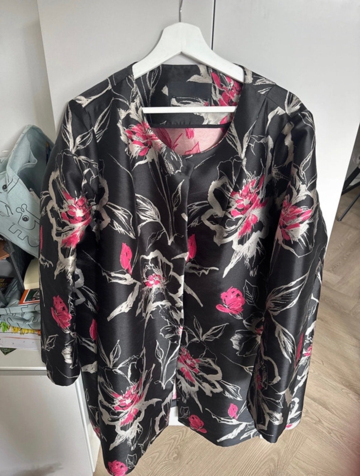 Marina Rinaldi Persona jasje maat 29, Kleding | Dames, Verzenden, Zo goed als nieuw, Maat 46/48 (XL) of groter, Zwart