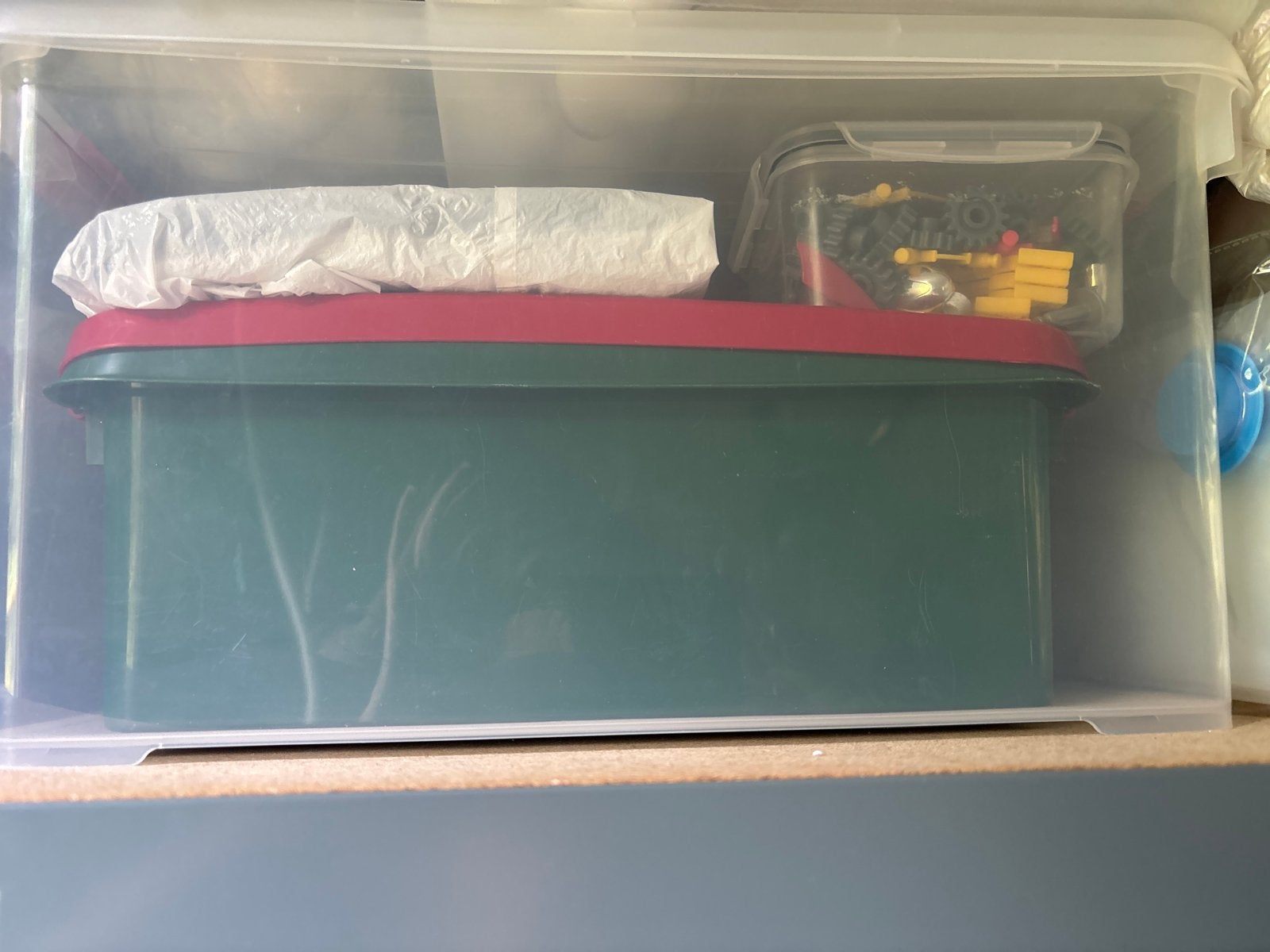 Grote doos vol K'nex bouwstukken, Kinderen en Baby's, Speelgoed | Bouwstenen, Ophalen, Gebruikt, K'nex