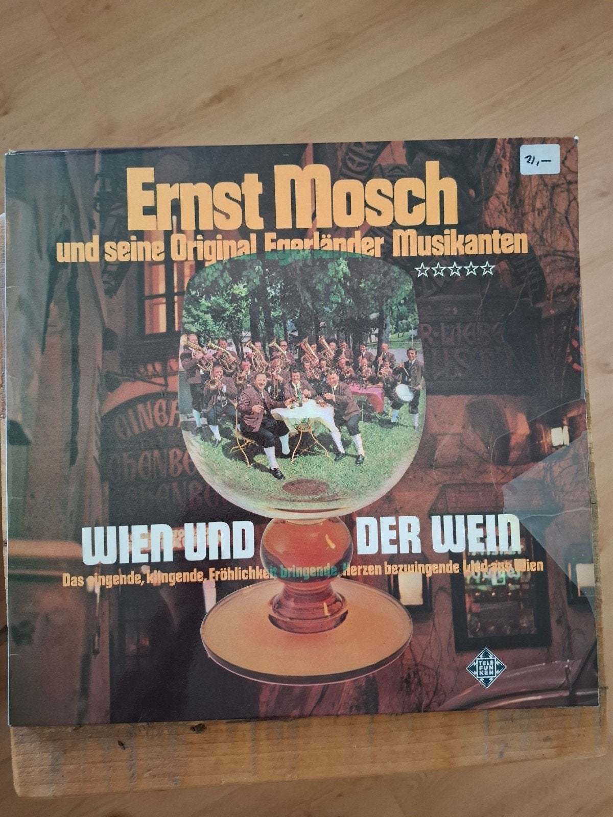 LP Ernst Mosch. Egerländer muzikanten., Ophalen of Verzenden, Gebruikt, 12 inch