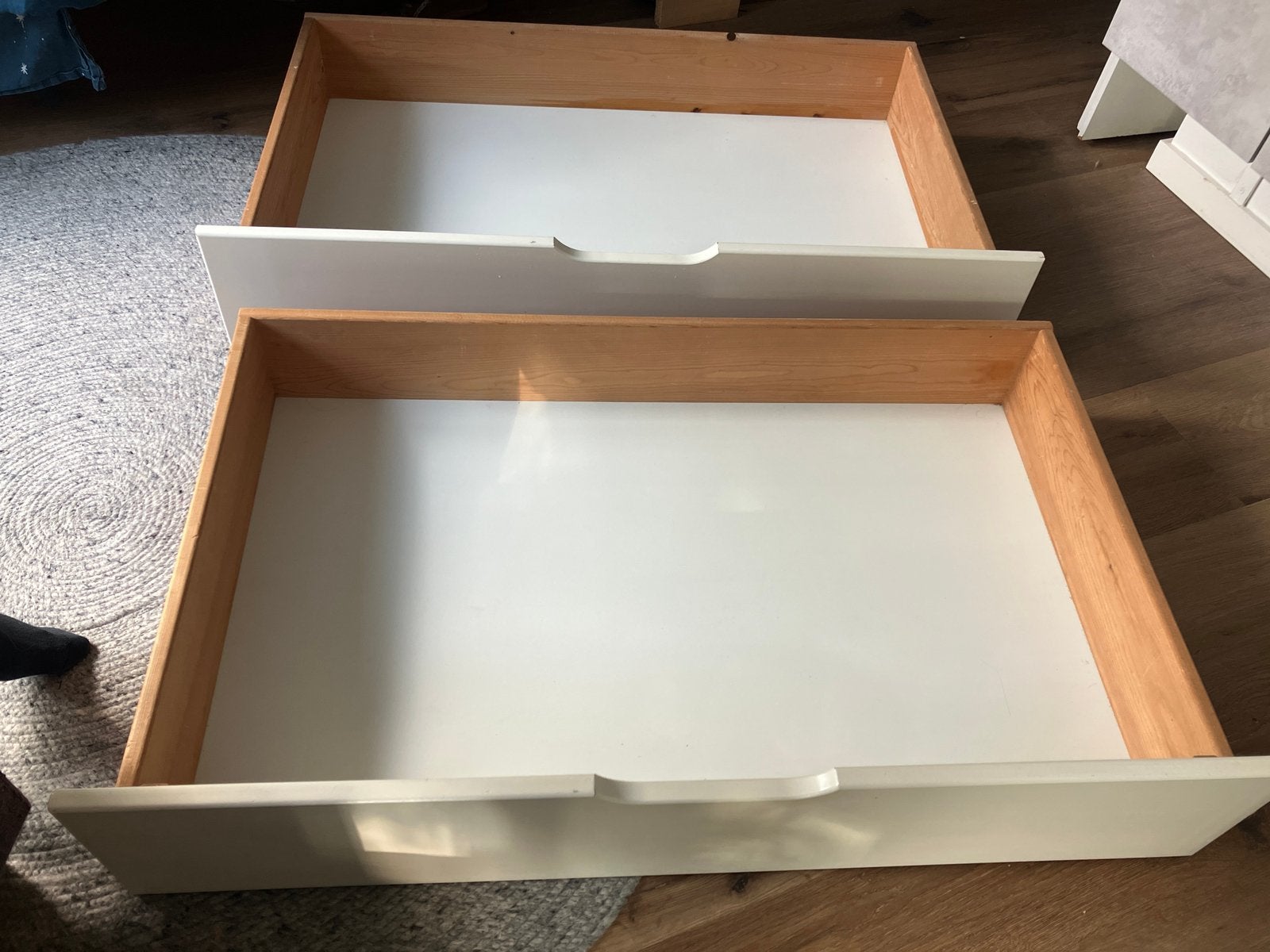 Bedlades 105x62x22 cm, Ophalen, Gebruikt