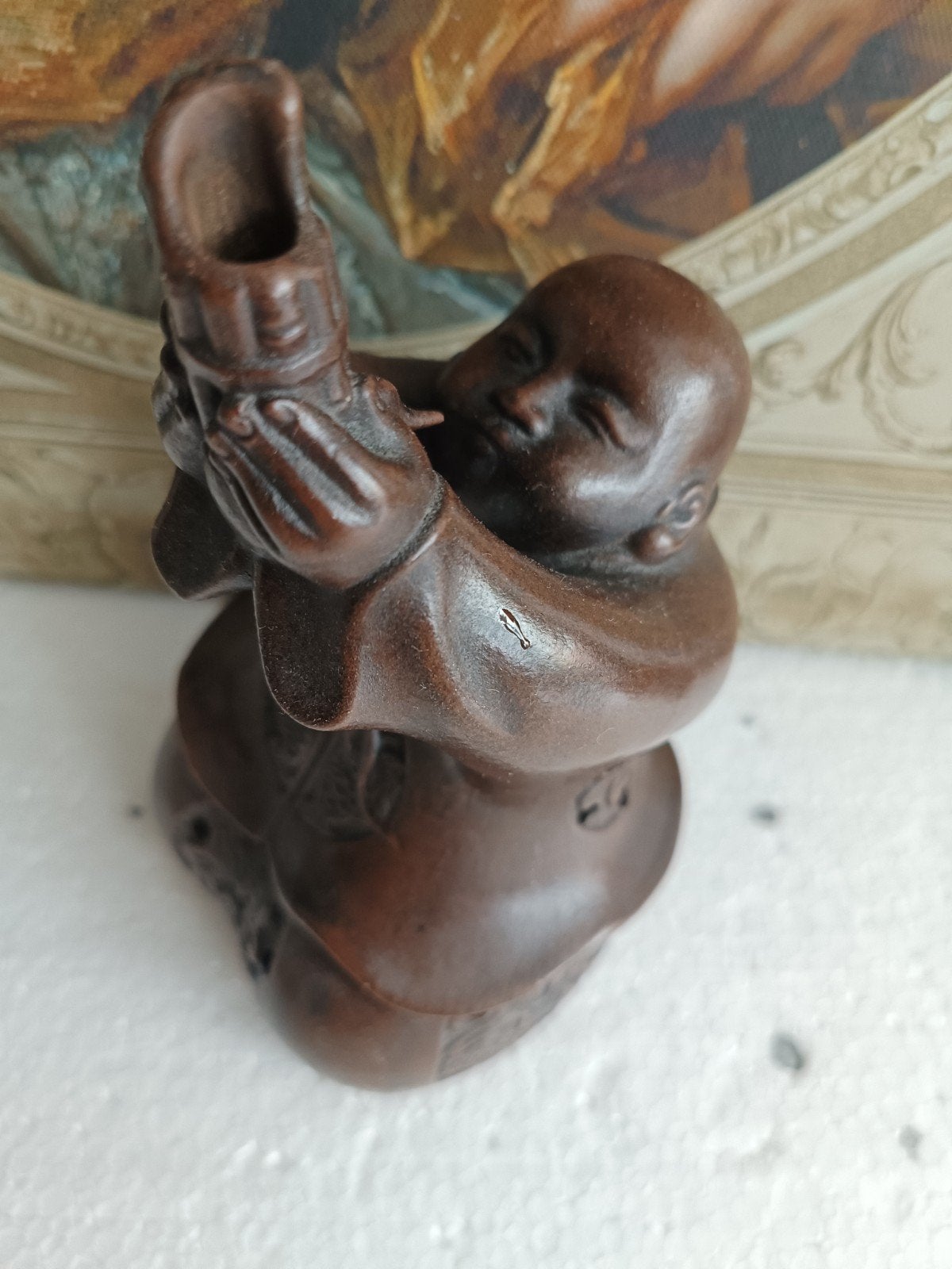Sculpturale Chinese terracotta wierookbrander, Antiek en Kunst, Ophalen of Verzenden