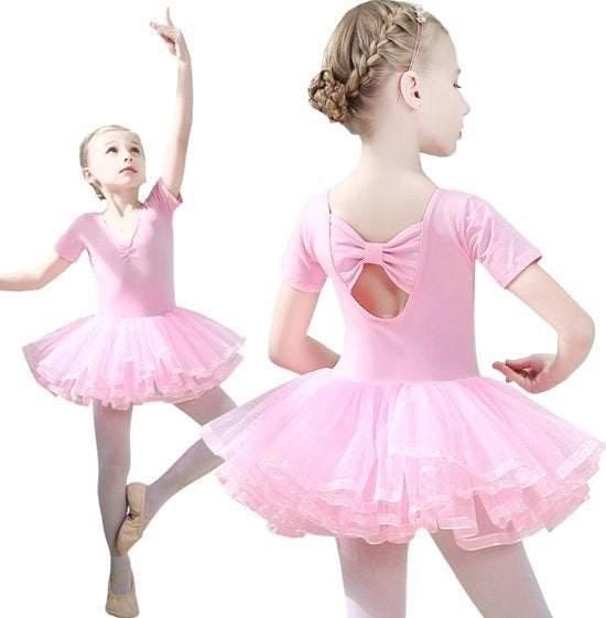 Joya Kids Roze Balletpakje met Tutu en Strik - Maat 158/164, Ophalen of Verzenden, Nieuw