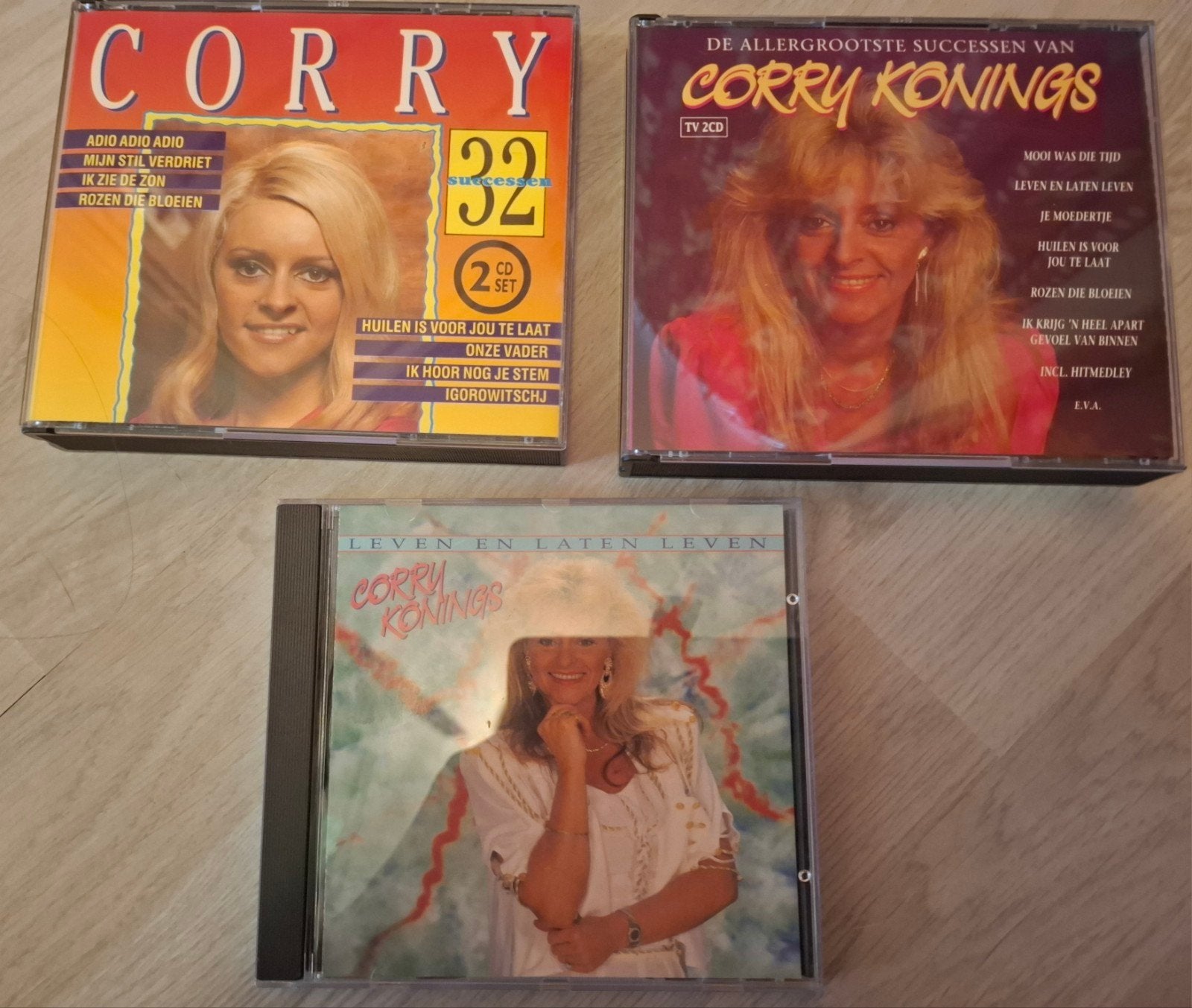 Corry Konings cd's, Verzenden, Zo goed als nieuw, Levenslied of Smartlap