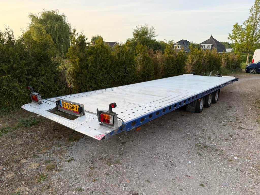 Aanhanger met 3 assen, Ophalen of Verzenden, Zo goed als nieuw