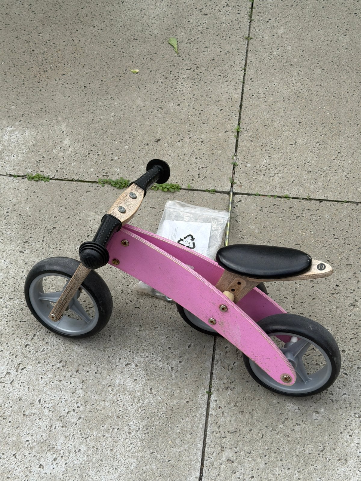 Bandits and Angels 4-in-1 Loopfiets Roze, Ophalen, Gebruikt, Loopfiets