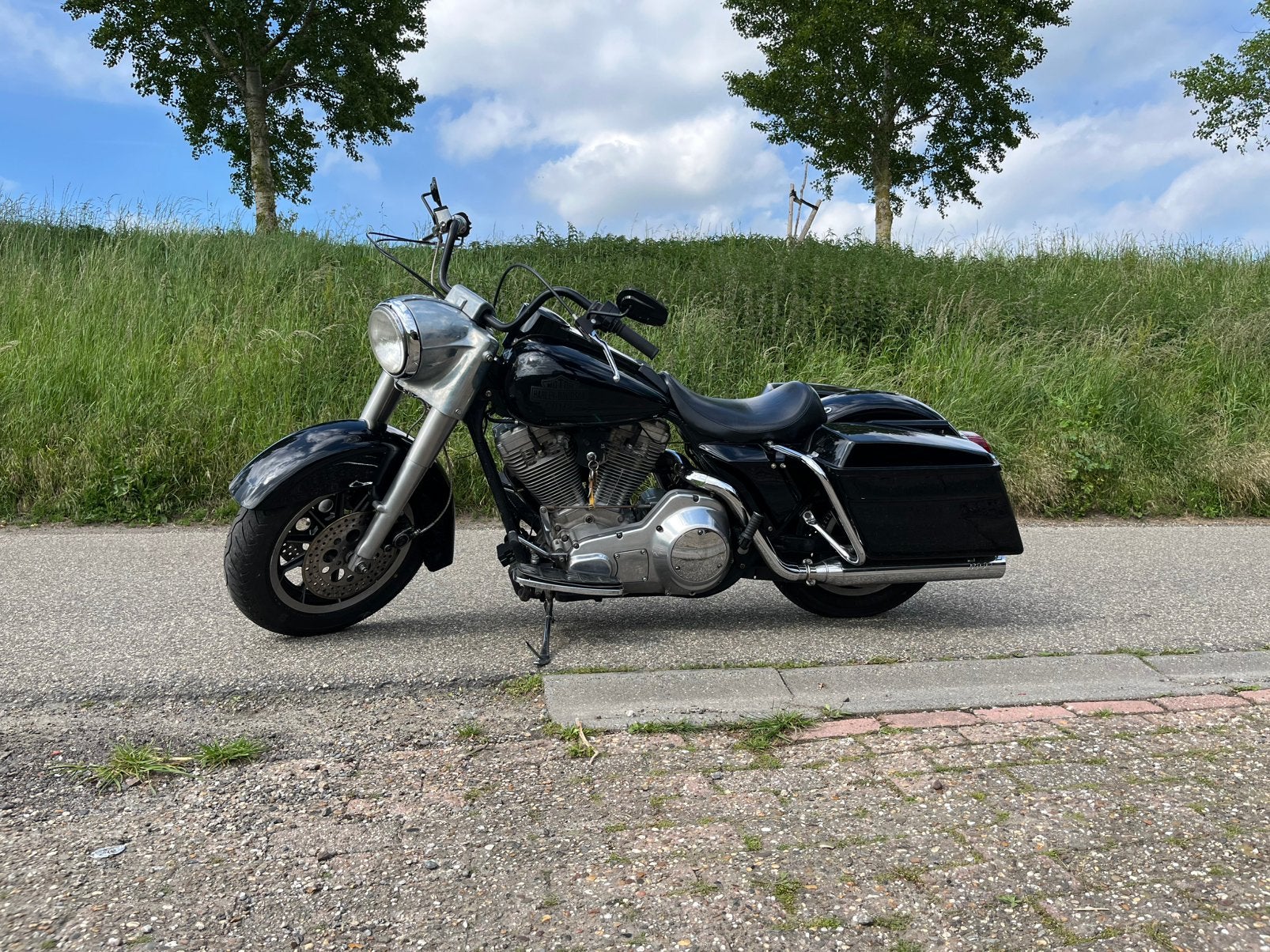 Harley Davidson electra glide, 2 cilinders, Occasion, 1340 cc, Motorrijbewijs A