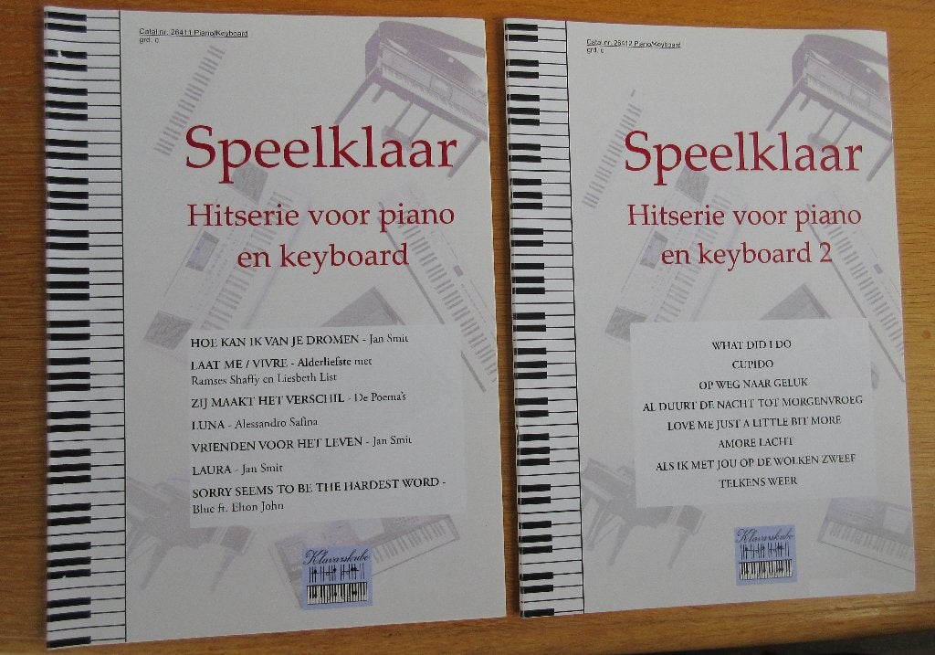 bladmuziek klavarskribo speelklaar piano keyboard, Ophalen of Verzenden, Zo goed als nieuw, Keyboard, Artiest of Componist