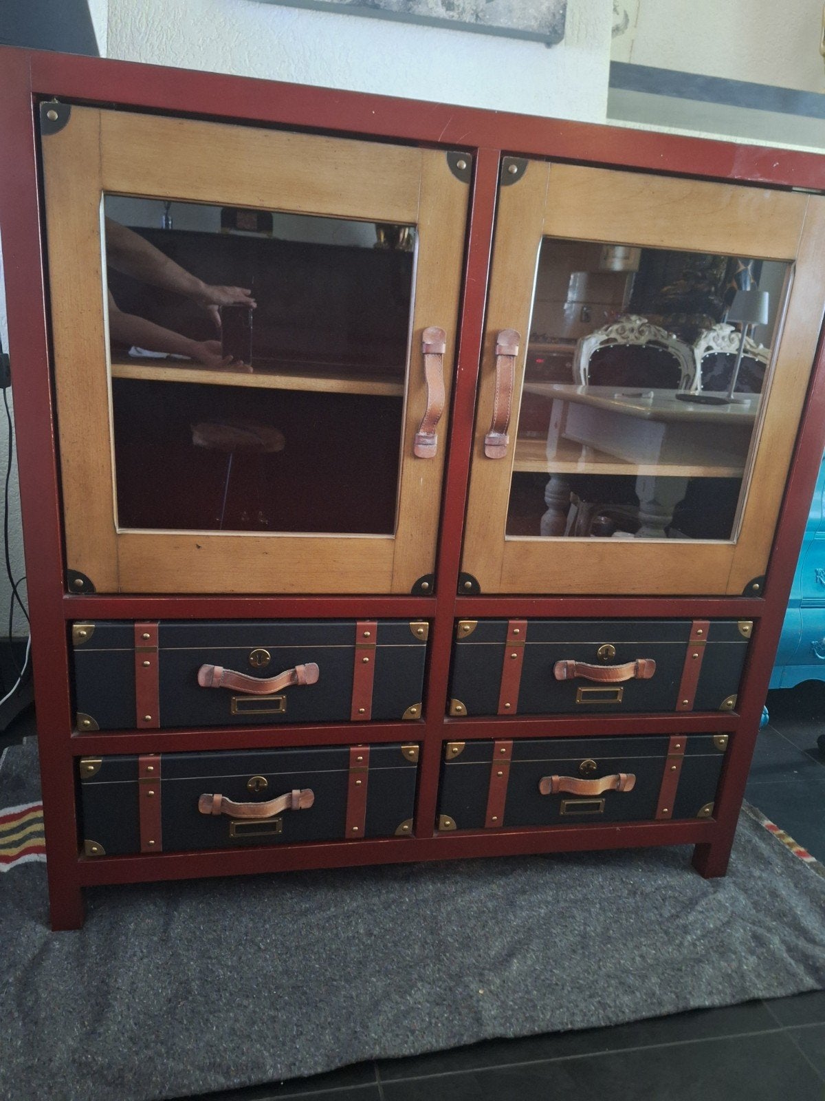 Cote Design Franse Trunk Look kast!, Ophalen