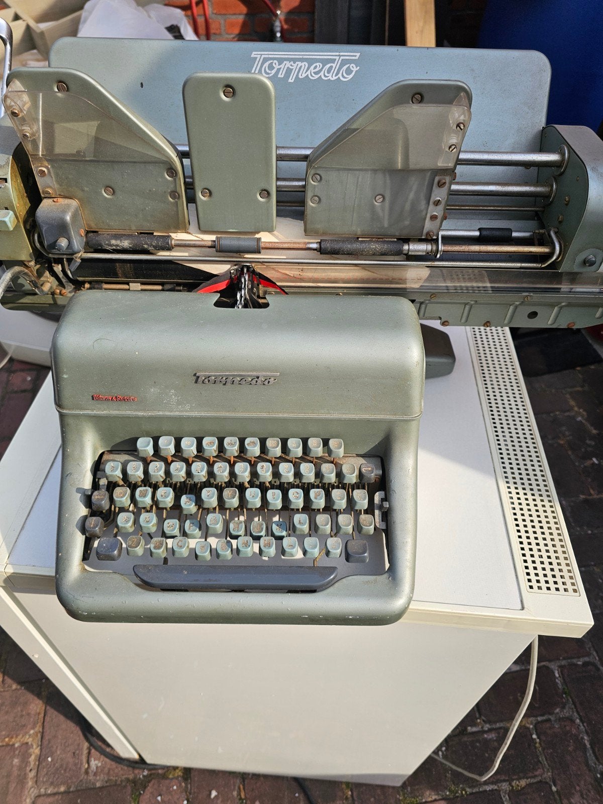 Vintage typemachine "Torpedo", Diversen, Typemachines, Ophalen of Verzenden, Gebruikt