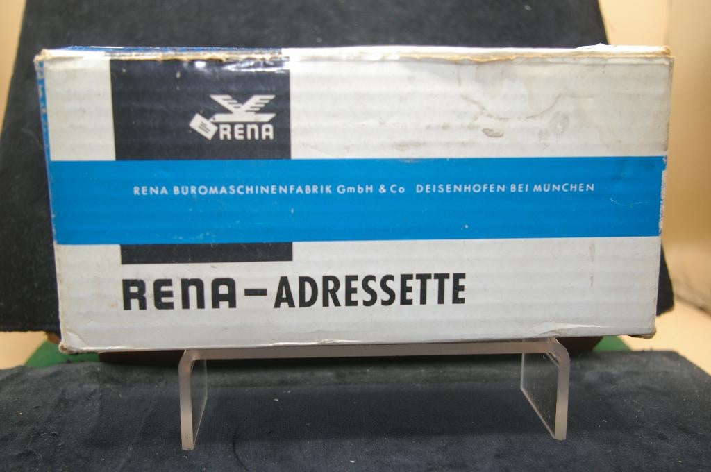 Adressette vintage labelmaker in originele doos, Ophalen of Verzenden, Zo goed als nieuw