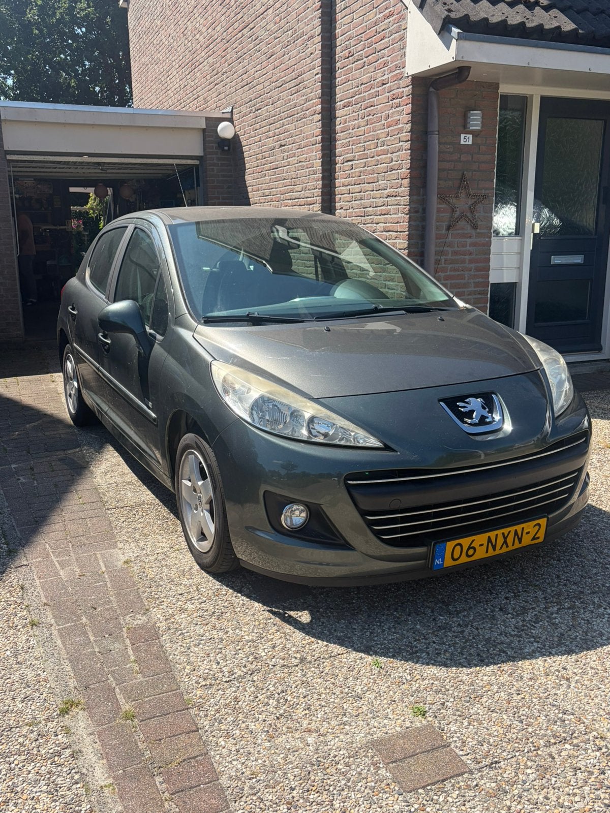 Peugeot 207 1.4 VTI 16V 5DRS 2010 Grijs, Voorwielaandrijving, Stof, 1064 kg, Origineel Nederlands