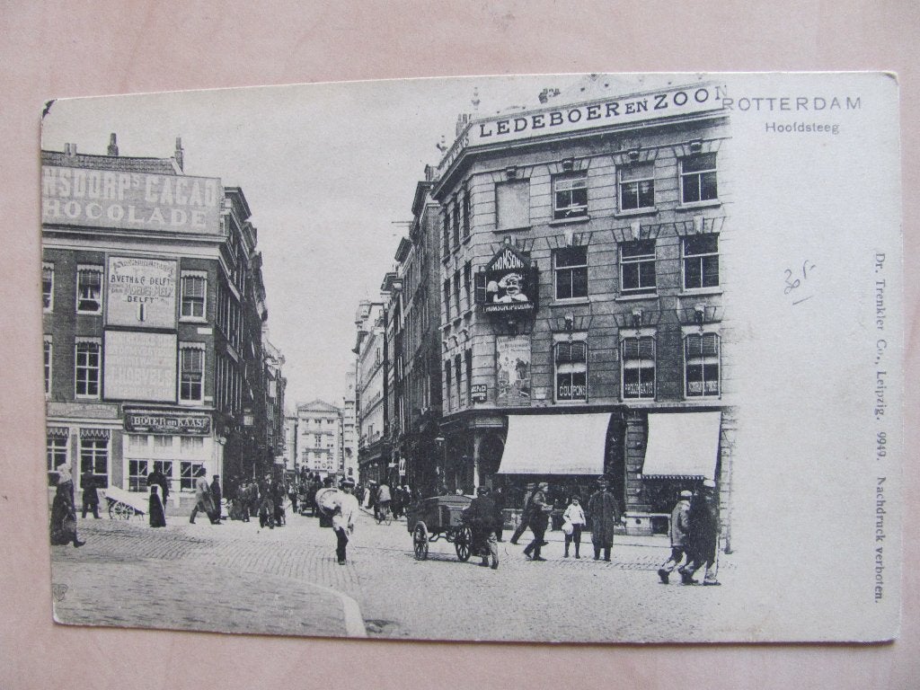 Rotterdam, Hoofdsteeg, Ophalen of Verzenden, Voor 1920, Zuid-Holland