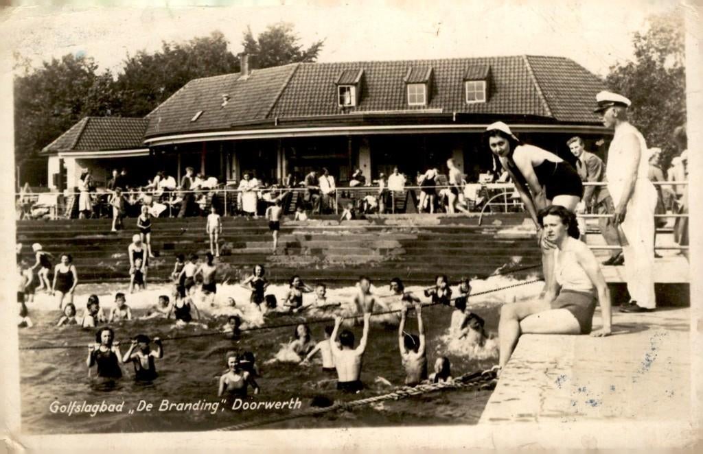 Doorwerth Golfslagbad De Branding # 948, Verzenden, Voor 1920, Gelopen