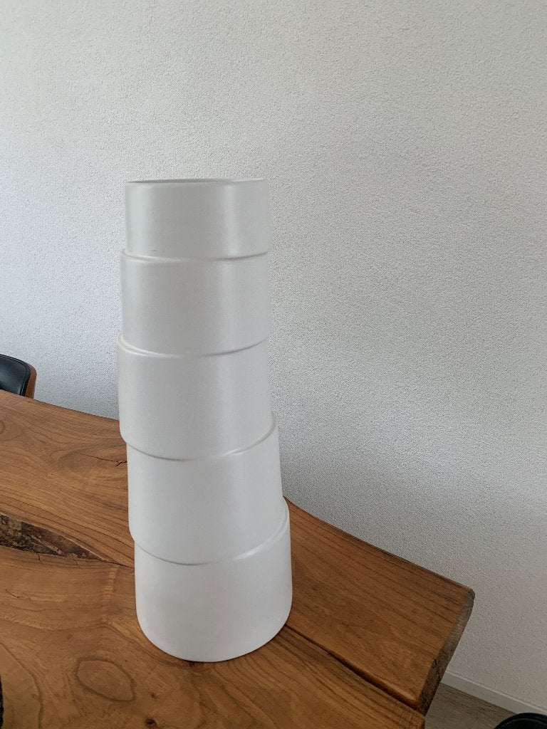 Vaas, Ophalen, Wit, 45 cm, Nieuw