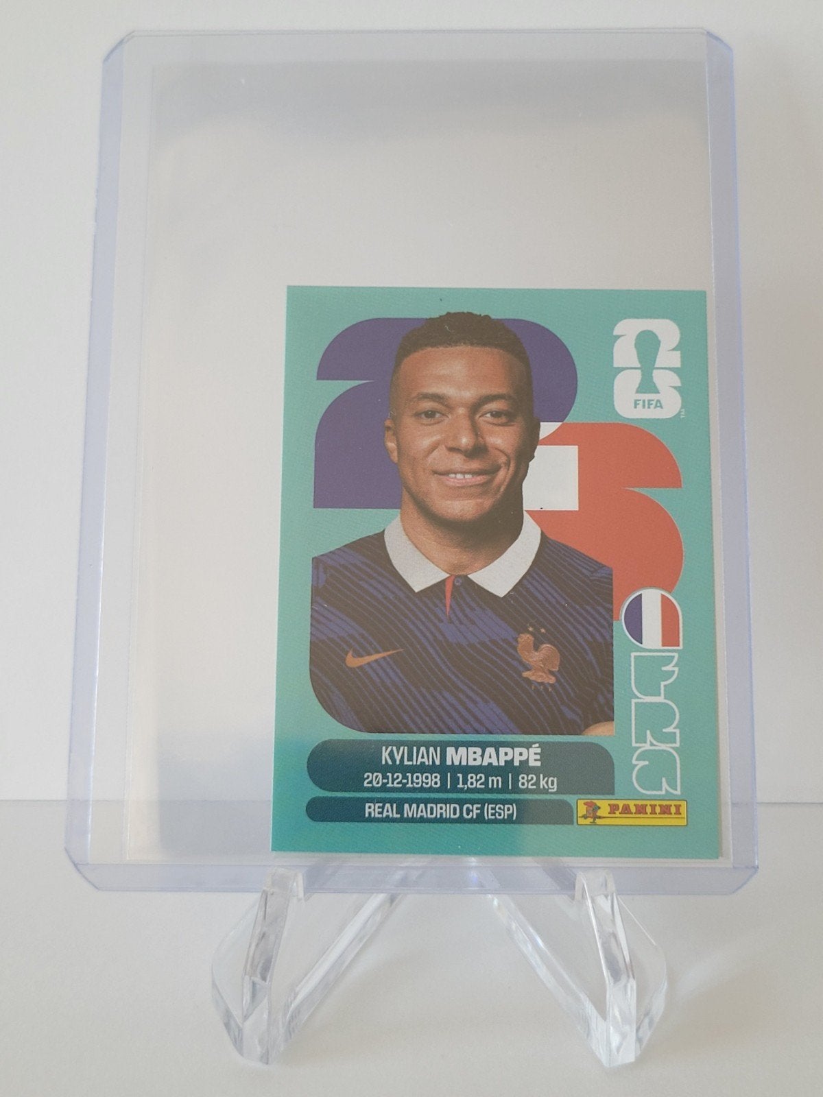 Mbappé Panini Sticker WK 2026 France Real Madrid, Ophalen of Verzenden, Sticker