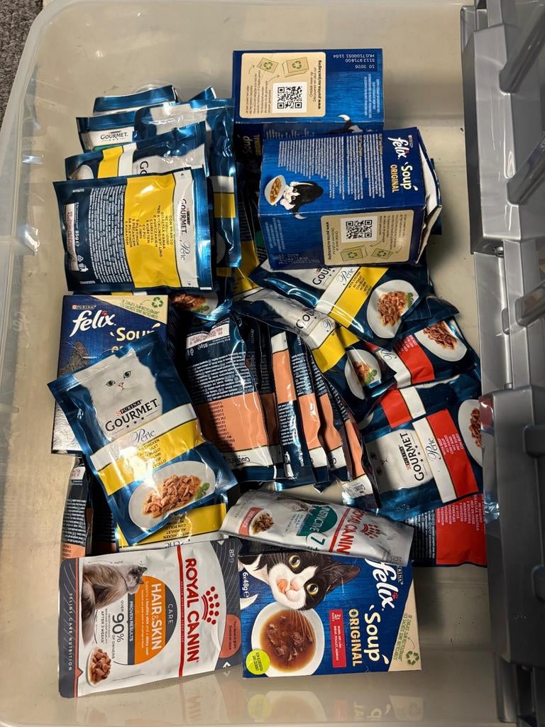Gratis natvoer katten, Dieren en Toebehoren, Dierenvoeding, Ophalen