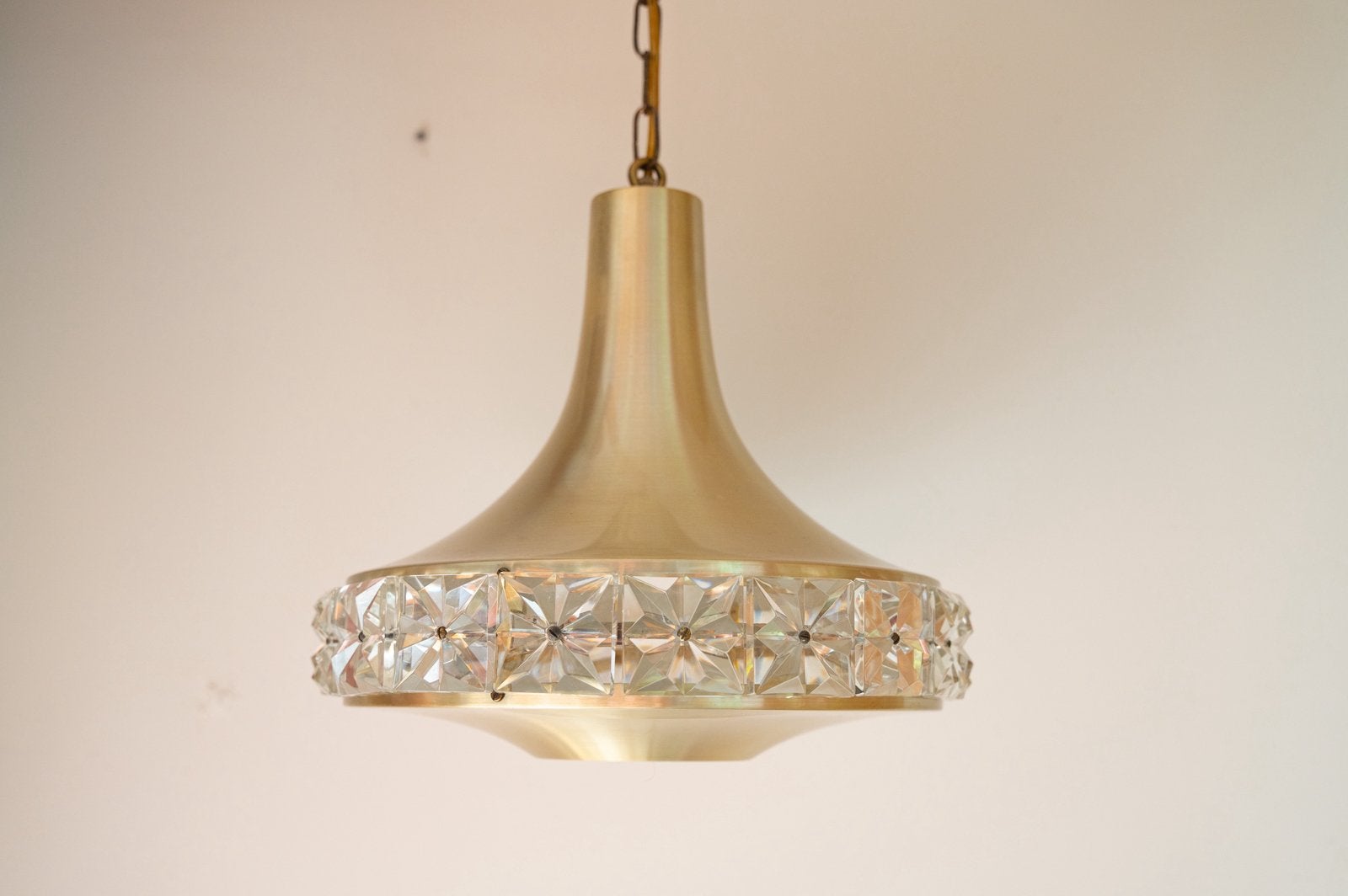 Vintage Vitrika Deense design plafondlamp, Ophalen of Verzenden, Zo goed als nieuw