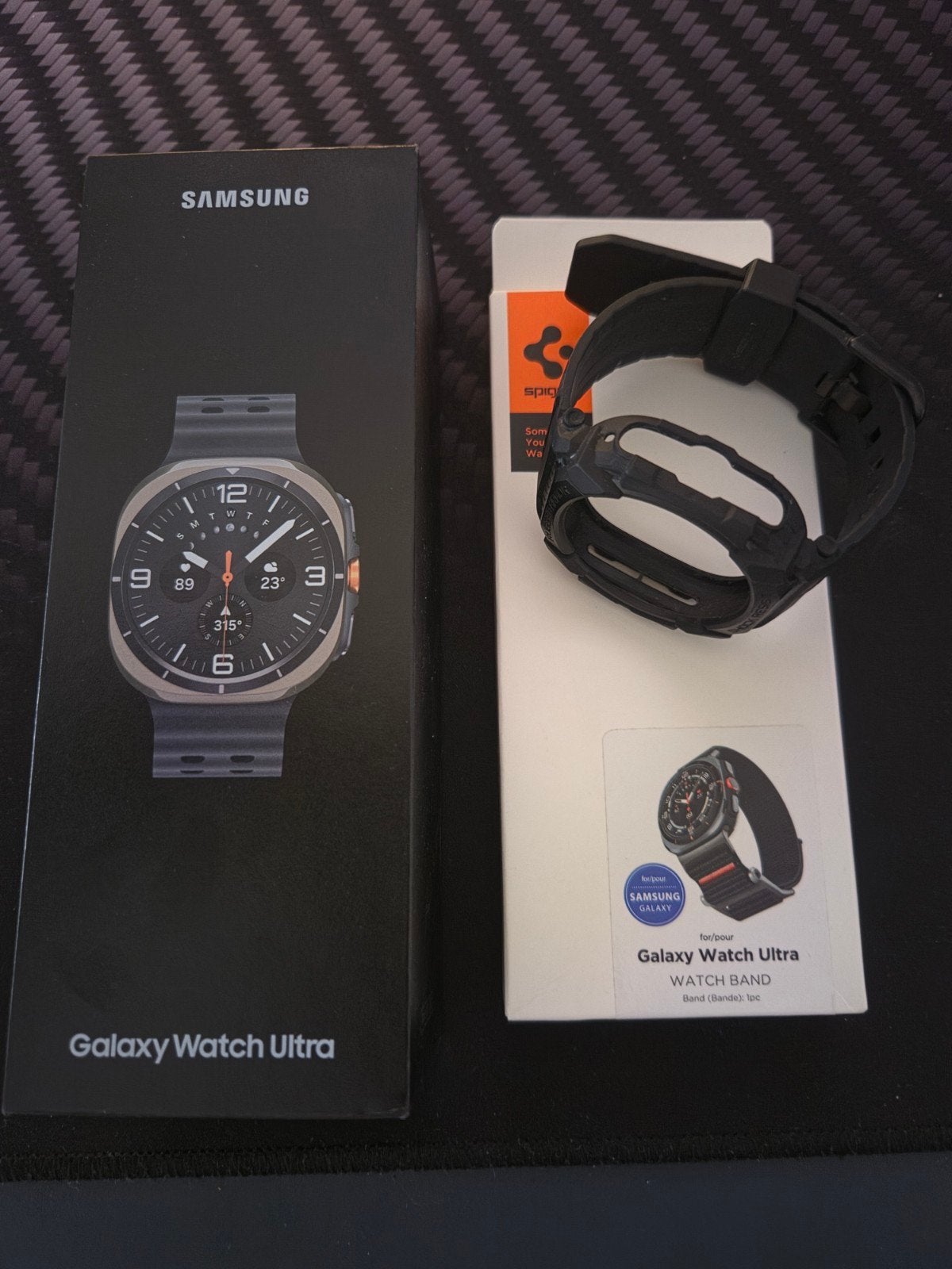 Samsung Galaxy Watch Ultra LTE (2025), Ophalen, Zwart, Zo goed als nieuw, Waterdicht