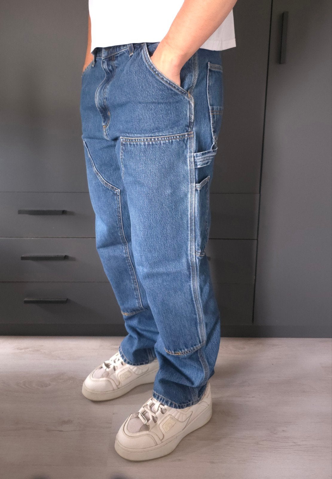 Carhartt Double Knee Jeans W31 L32, Blauw, Carhartt, W32 (confectie 46) of kleiner, Ophalen of Verzenden