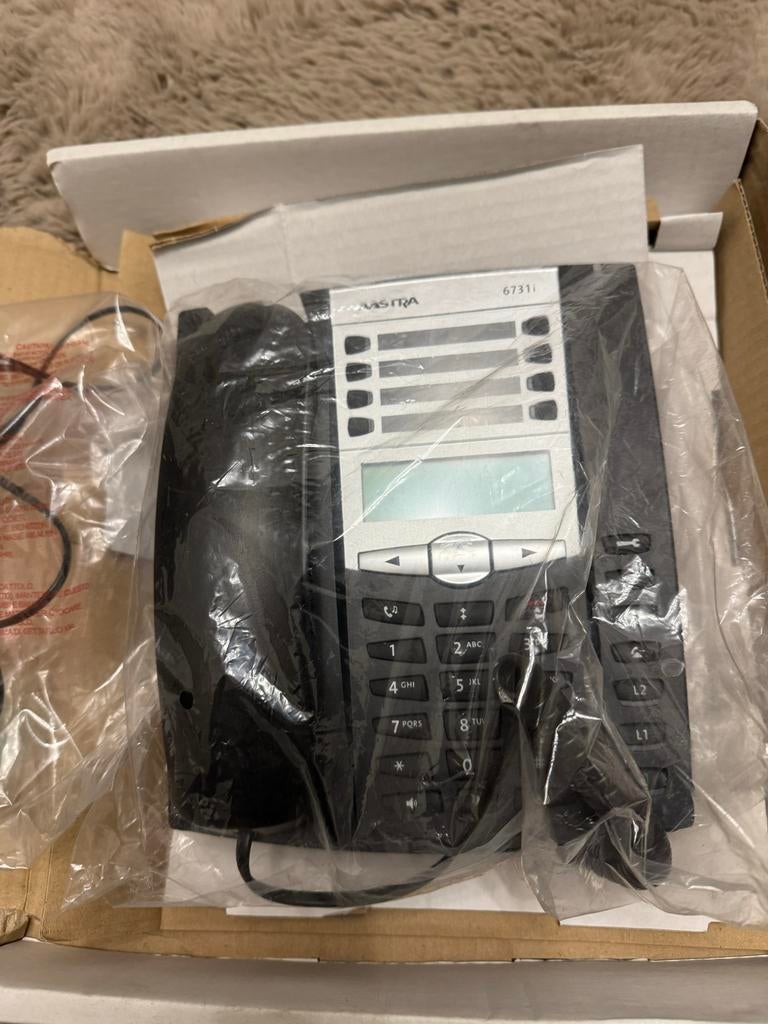 Nieuwe Aastra Mitel 6731i IP-telefoon, Ophalen of Verzenden, Nieuw