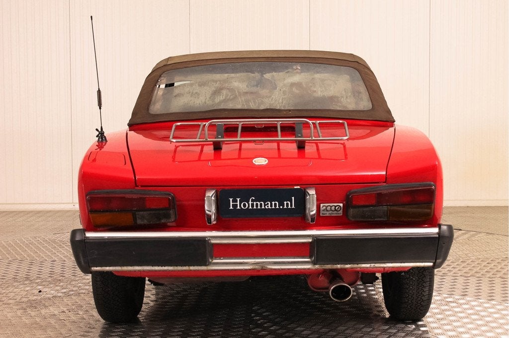 Fiat 124 Spider 2000 injectie (bj 1981), Auto's, Fiat, Achterwielaandrijving, 4 cilinders, Cabriolet, Bedrijf