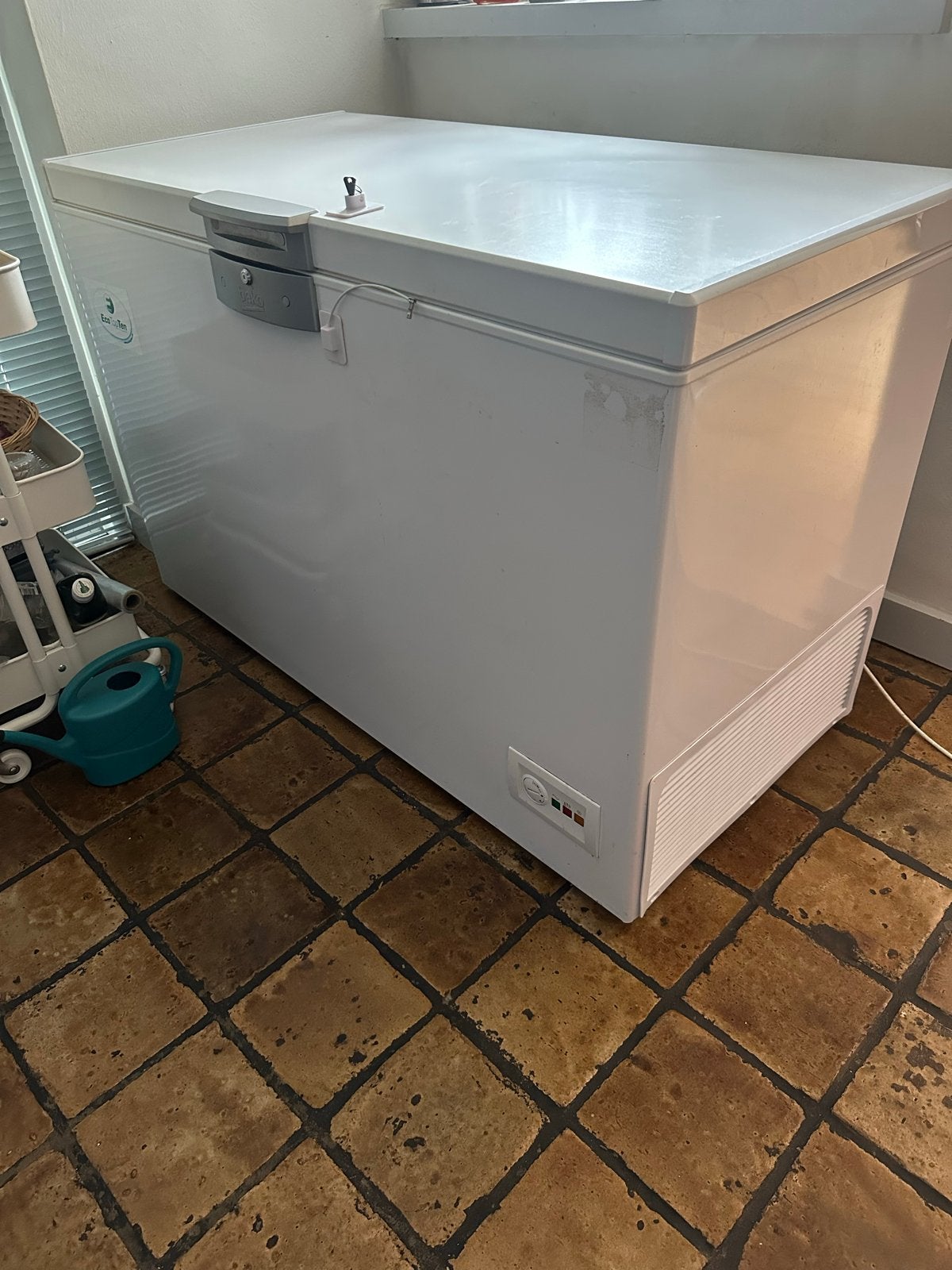 Beko vrieskist - Ruime opslag ophalen in Maastricht, Witgoed en Apparatuur, Vriezers en Diepvrieskisten, Vrieskist, Gebruikt, Energieklasse A of zuiniger