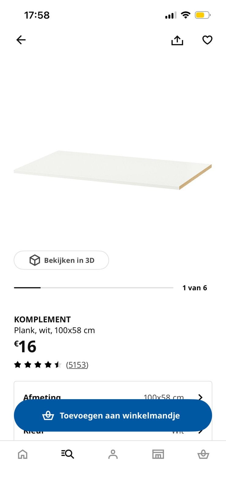Komplement plank pax ikea 3x, Nieuw, Minder dan 100 cm, 50 tot 75 cm, 50 tot 100 cm