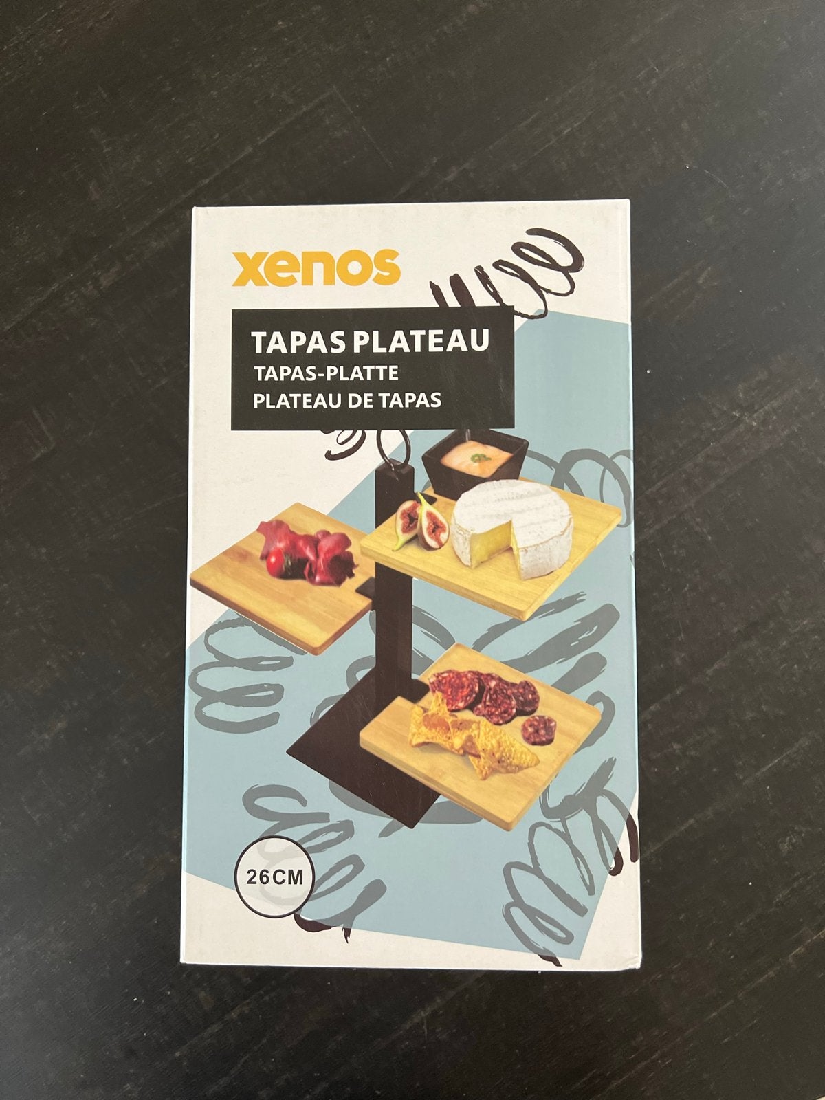 Xenos tapasplank - Nieuw in doos, Ophalen of Verzenden, Nieuw, Bruin, Hout