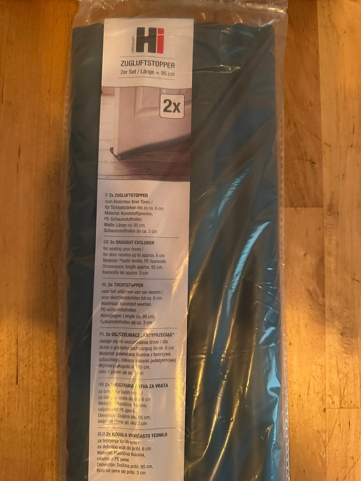 Nieuwe tochtstopper deur 95 cm – 2 stuks – tegen kou & tocht, Ophalen of Verzenden, Nieuw