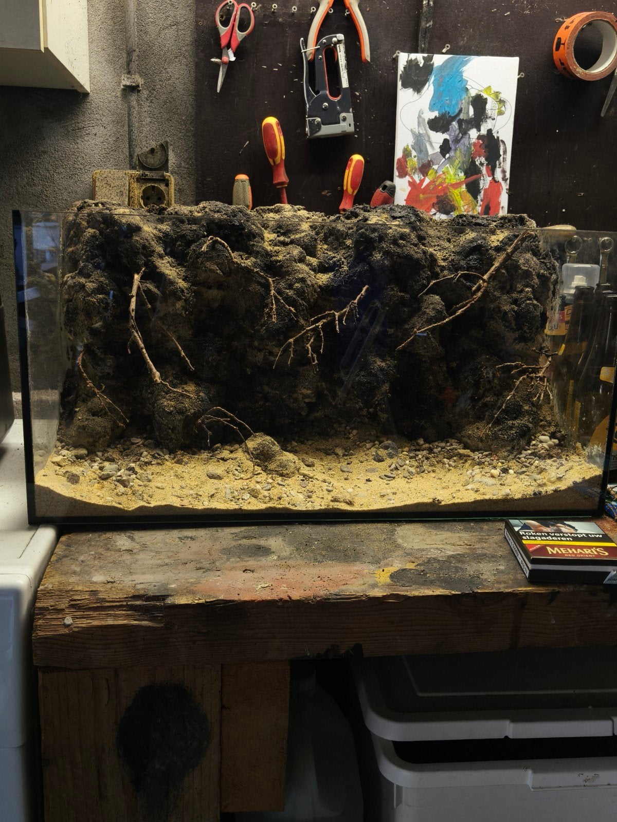 3d rots aquarium, Dieren en Toebehoren, Ophalen, Leeg aquarium