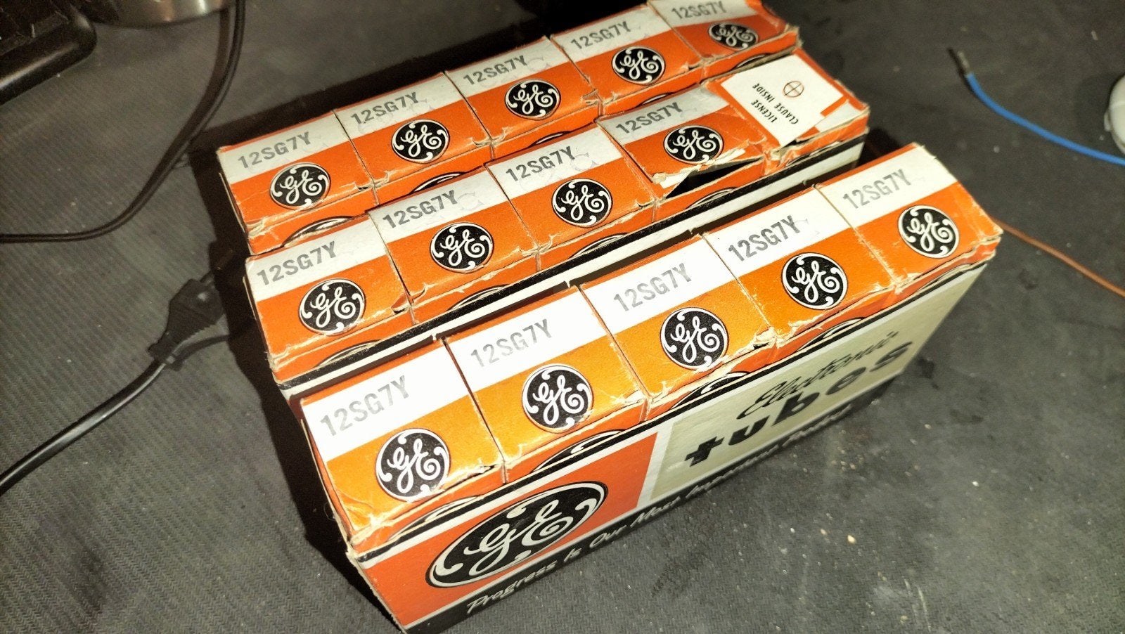 GE 12SG7Y Elektronenbuizen - Nieuw in doos, Ophalen of Verzenden, Buis of Buizen