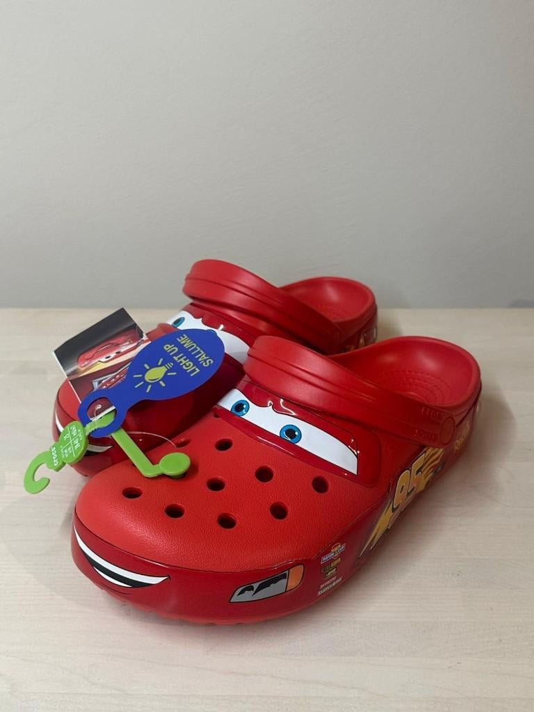 Crocs x Cars Lightning McQueen | NIEUW | Maat 39-40, Nieuw, Crocs, Rood, Sandalen of Muiltjes