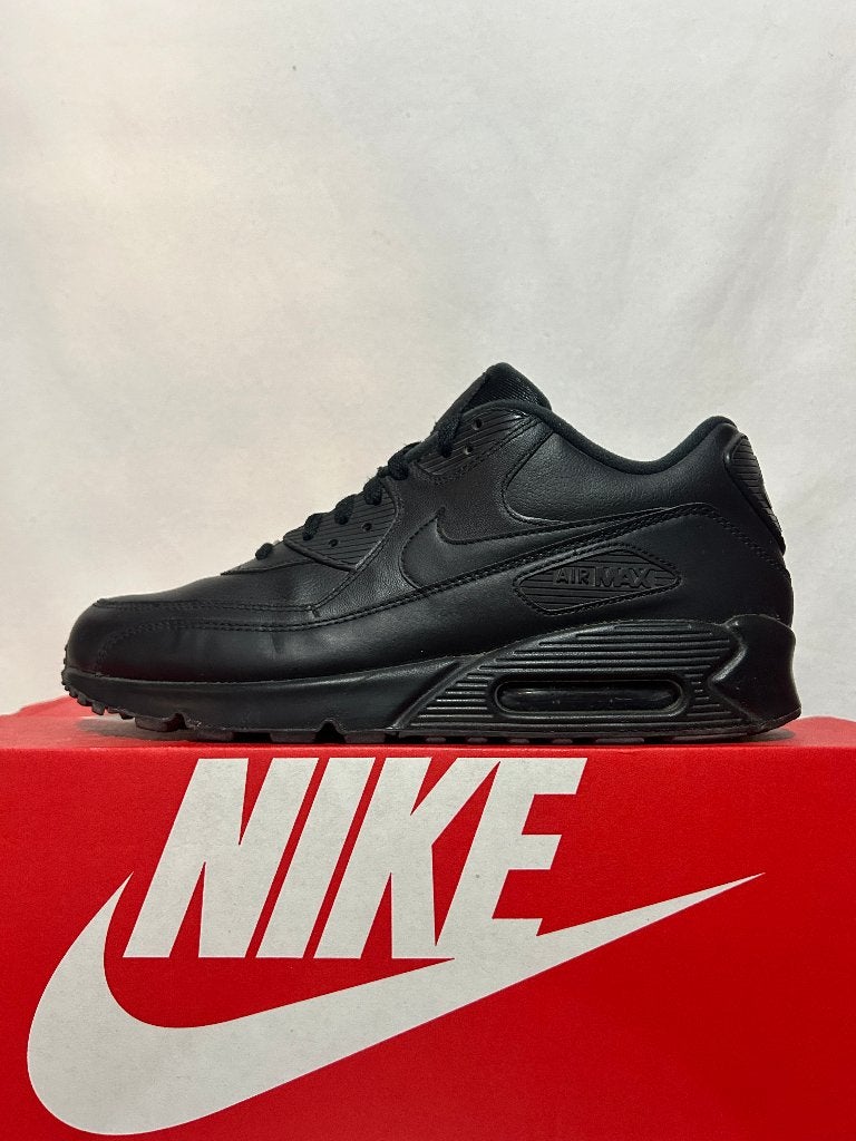 ALS NIEUW! Maat 45 - Nike Air Max 90 Leather Black, Kleding | Heren, Schoenen, Verzenden, Zwart, Nike, Nike