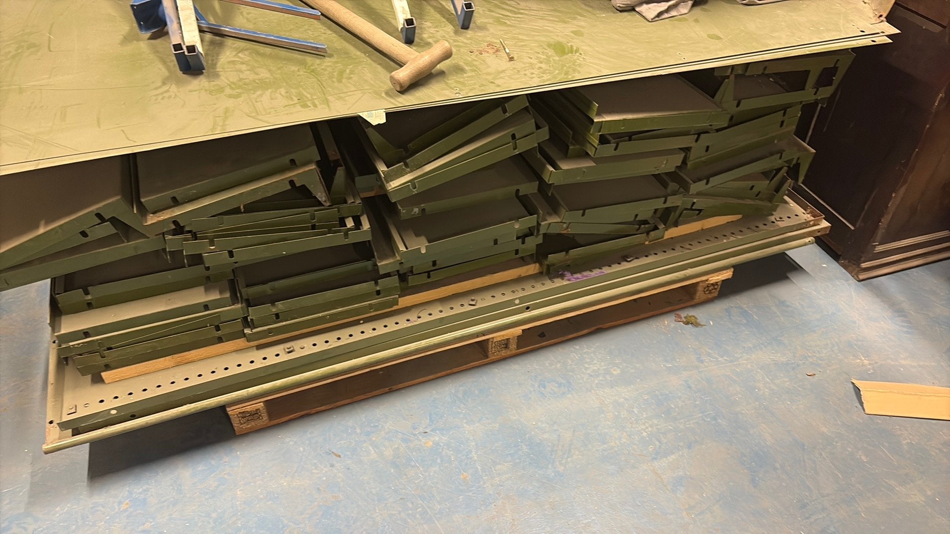Leg plank stelling, Ophalen of Verzenden