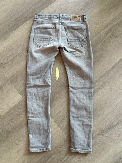 (16) Scotch & Soda Amsterdam grijze heren spijkerbroek, W32 (confectie 46) of kleiner, Ophalen of Verzenden, Zo goed als nieuw