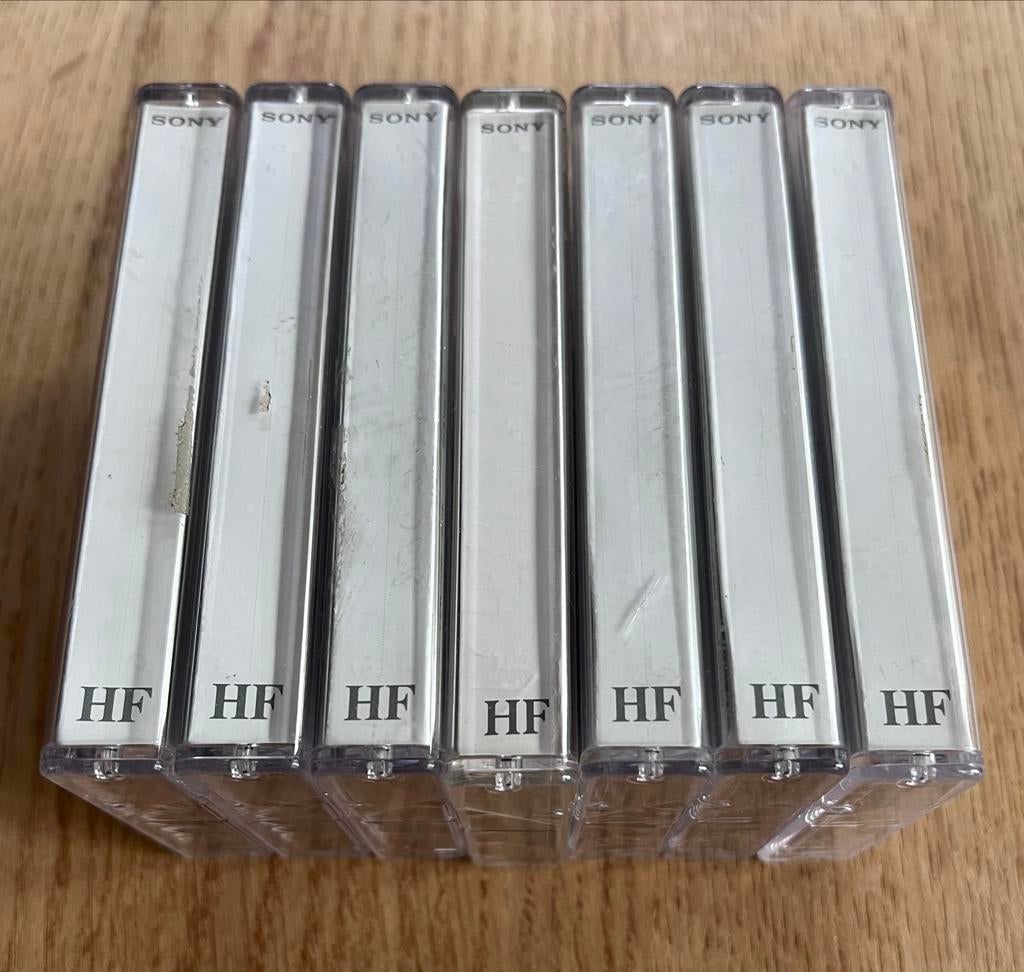 7 stuks Sony HF 60 cassettes, Cd's en Dvd's, Cassettebandjes, Ophalen of Verzenden, Overige genres, 2 t/m 25 bandjes