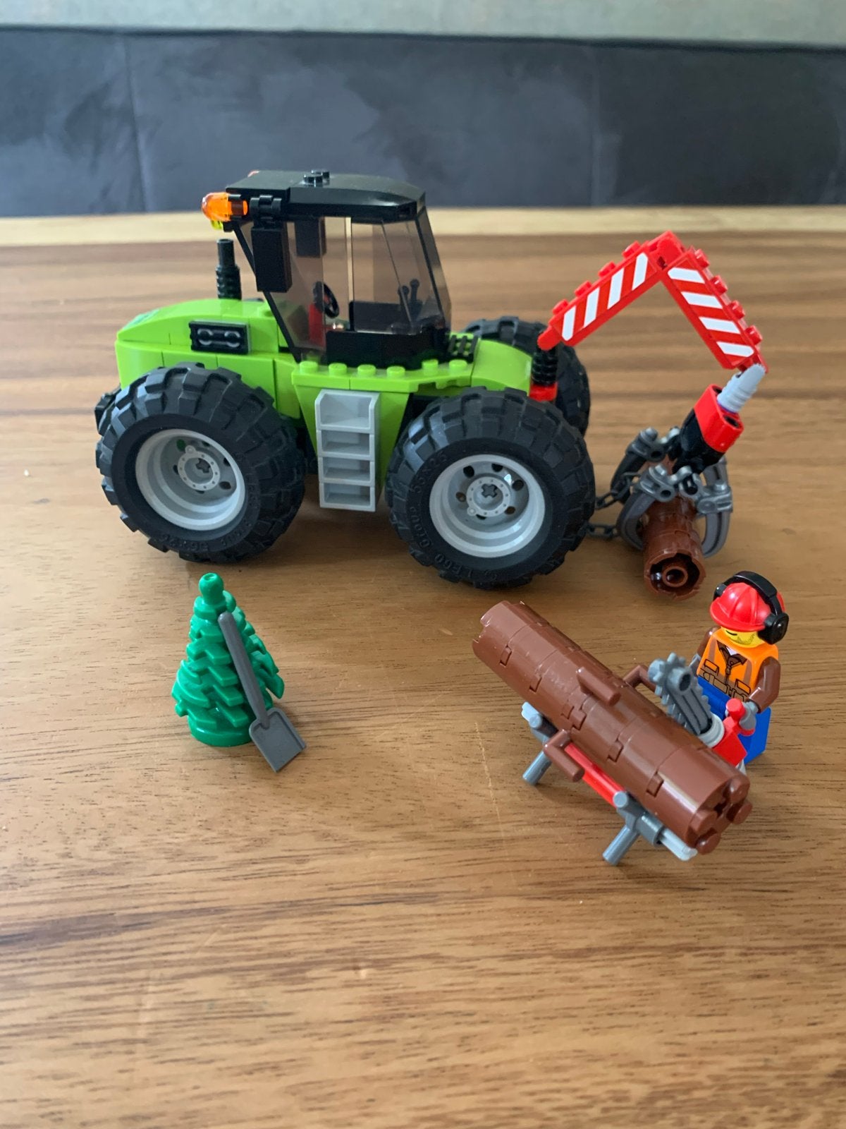 Lego City 60181 Bosbouwtractor met minifiguur compleet, City, Lego, Ophalen of Verzenden, Zo goed als nieuw