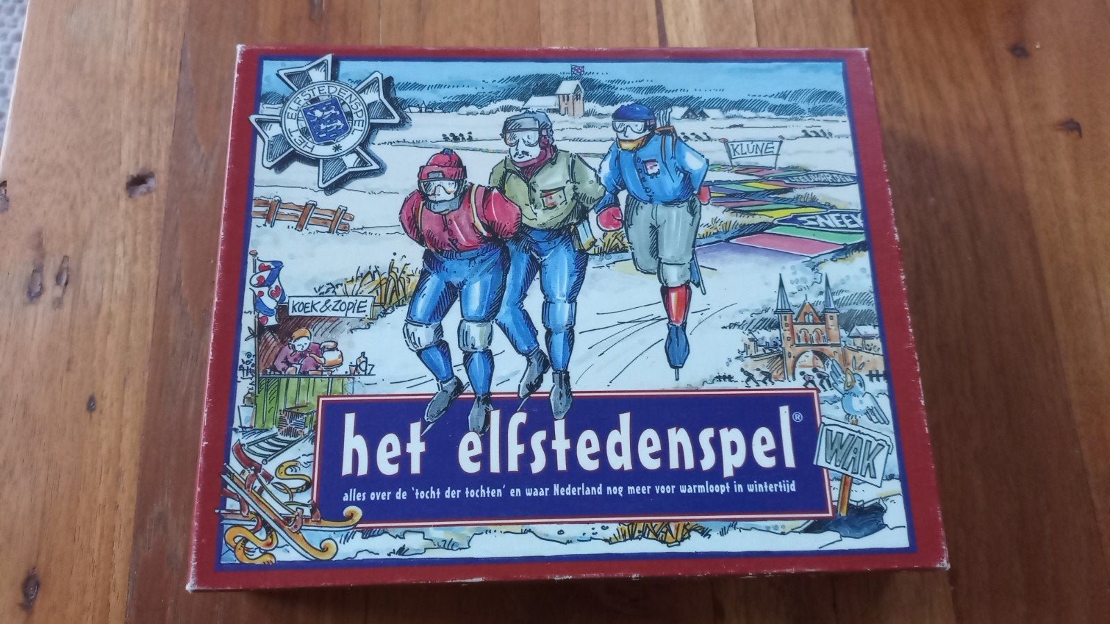 Het elfstedenspel Nieuw, Vijf spelers of meer, Ophalen of Verzenden, Nieuw, Nova Carta