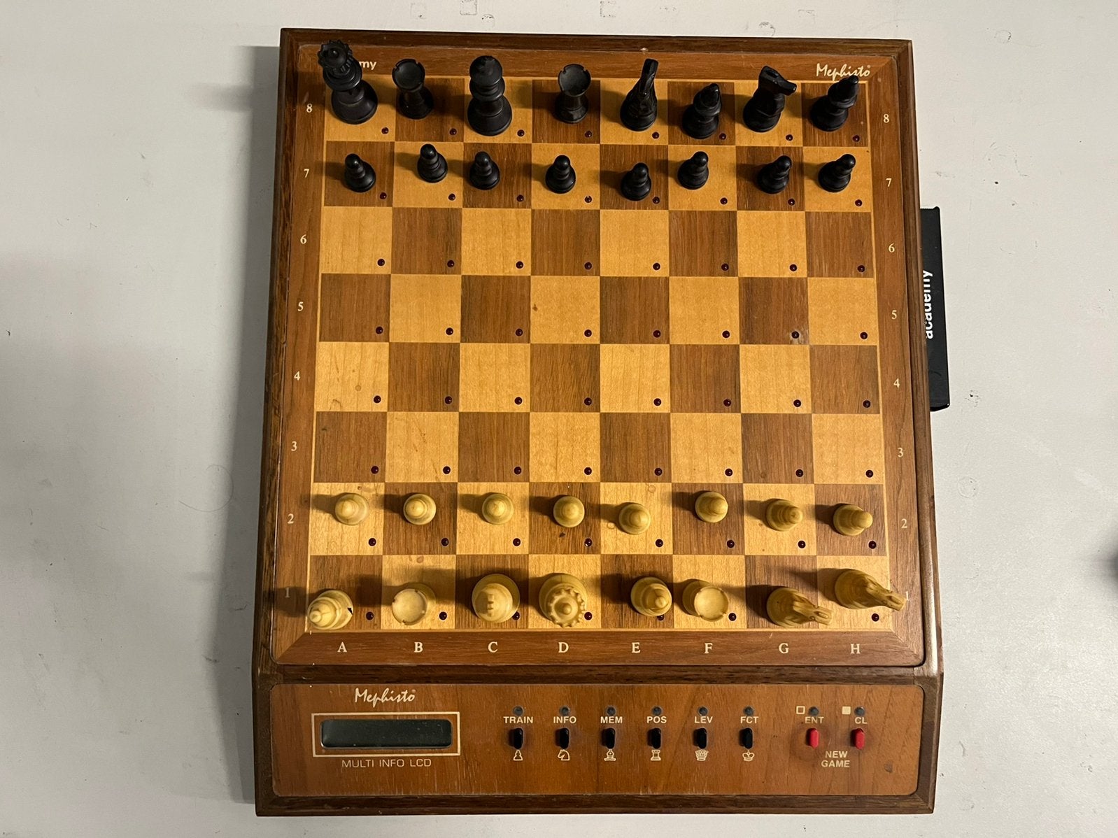Vintage schaakbord, Ophalen