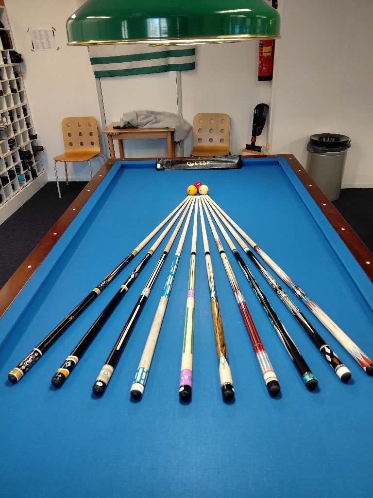 Nieuw!! mooie biljartkeu's met Vp2 sluiting., Ophalen of Verzenden, Nieuw, Keu of Ballen