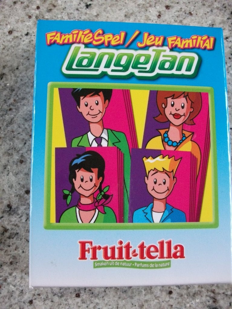 Familiespel Lange Jan Fruit-tella, Ophalen of Verzenden, Gebruikt