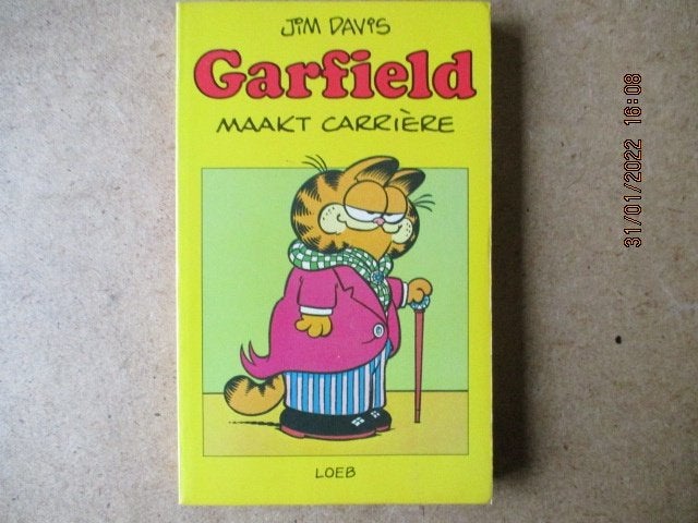 adv5566 garfield pocket 1e serie 2, Eén stripboek, Ophalen, Gelezen