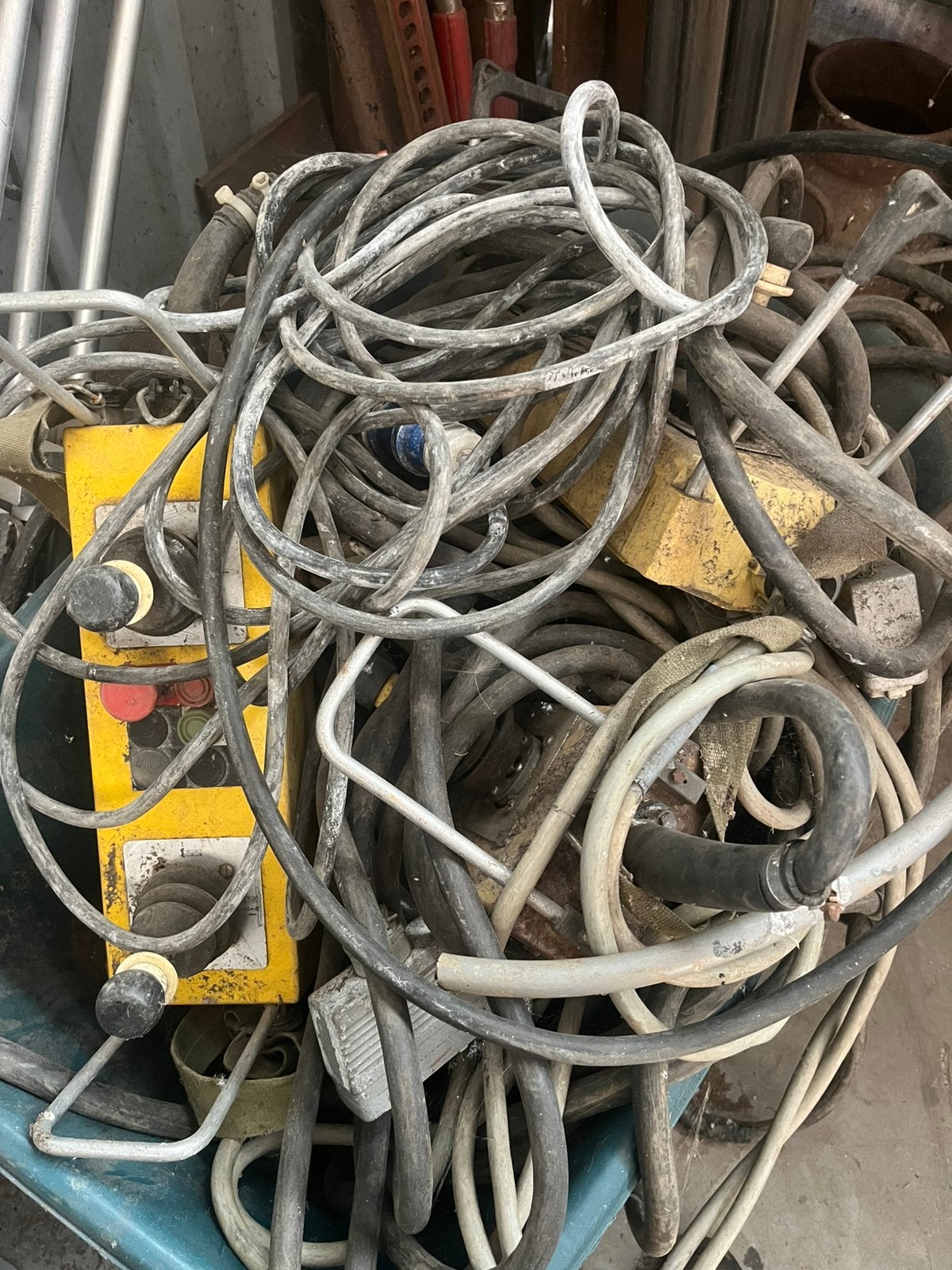 Afstandsbediening bouwkraan, Ophalen, Gebruikt