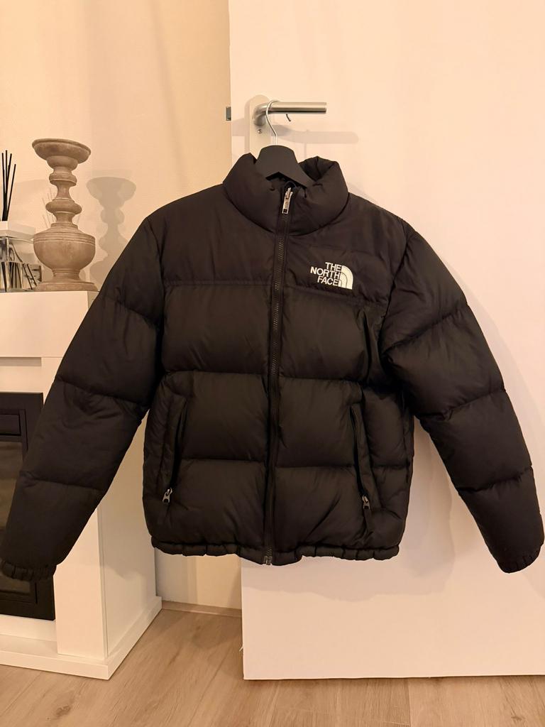 The North Face Zwarte Donsjas Jongens - Maat 14-16 jaar, Ophalen of Verzenden, Zo goed als nieuw, Jongen, Jas
