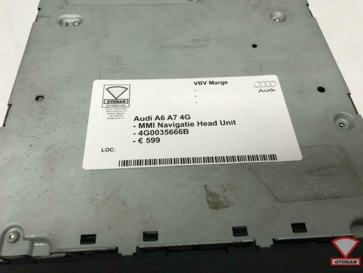 audi a6 a7 4g mmi navigatie head unit 4g0035666b, Gebruikt, AUDI AG, Auto-Union-Strasse 1
85045  Ingolstadt, DE, Kundenbetreuung@audi.de