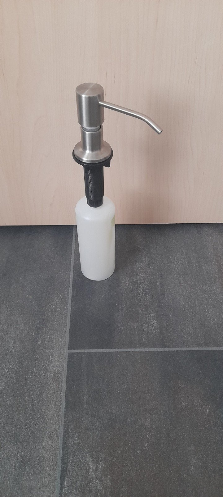 inbouw zeeppompje, Ophalen, Zo goed als nieuw, Grijs
