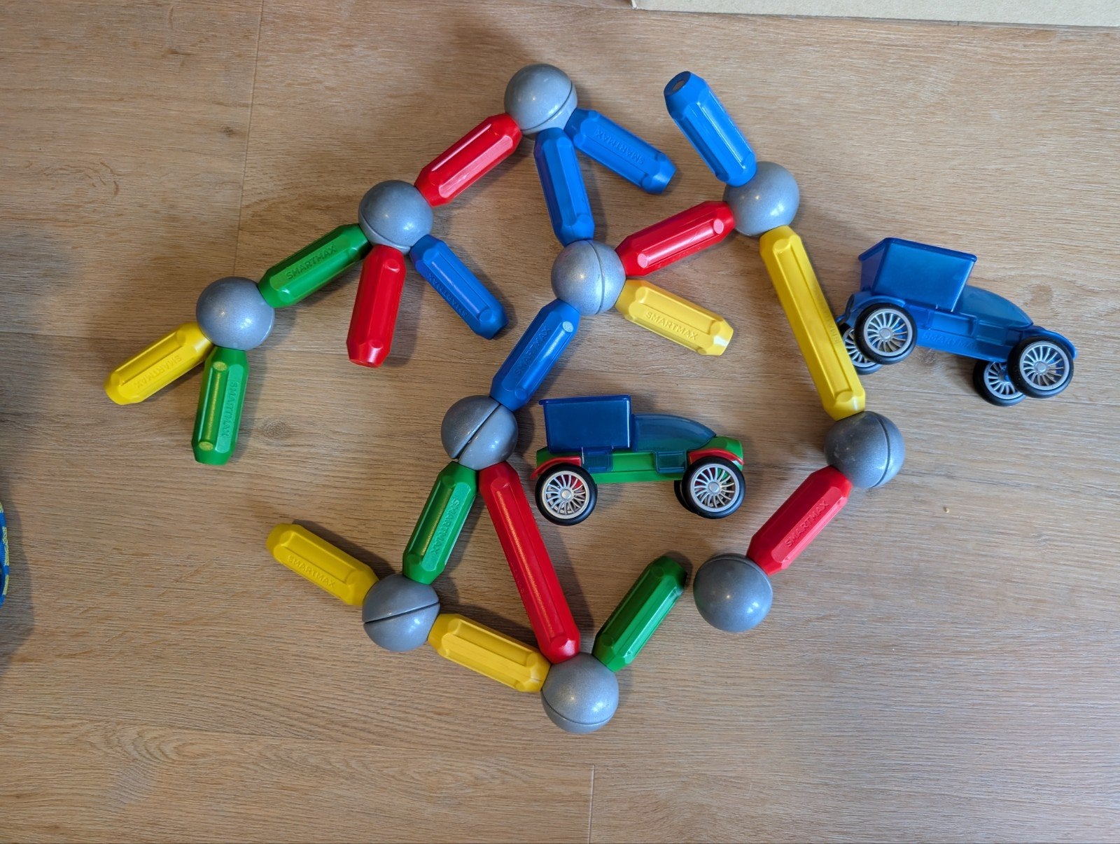 SmartMax Magnetisch bouwspeelgoed met auto's, Ophalen of Verzenden, Gebruikt, Overige merken