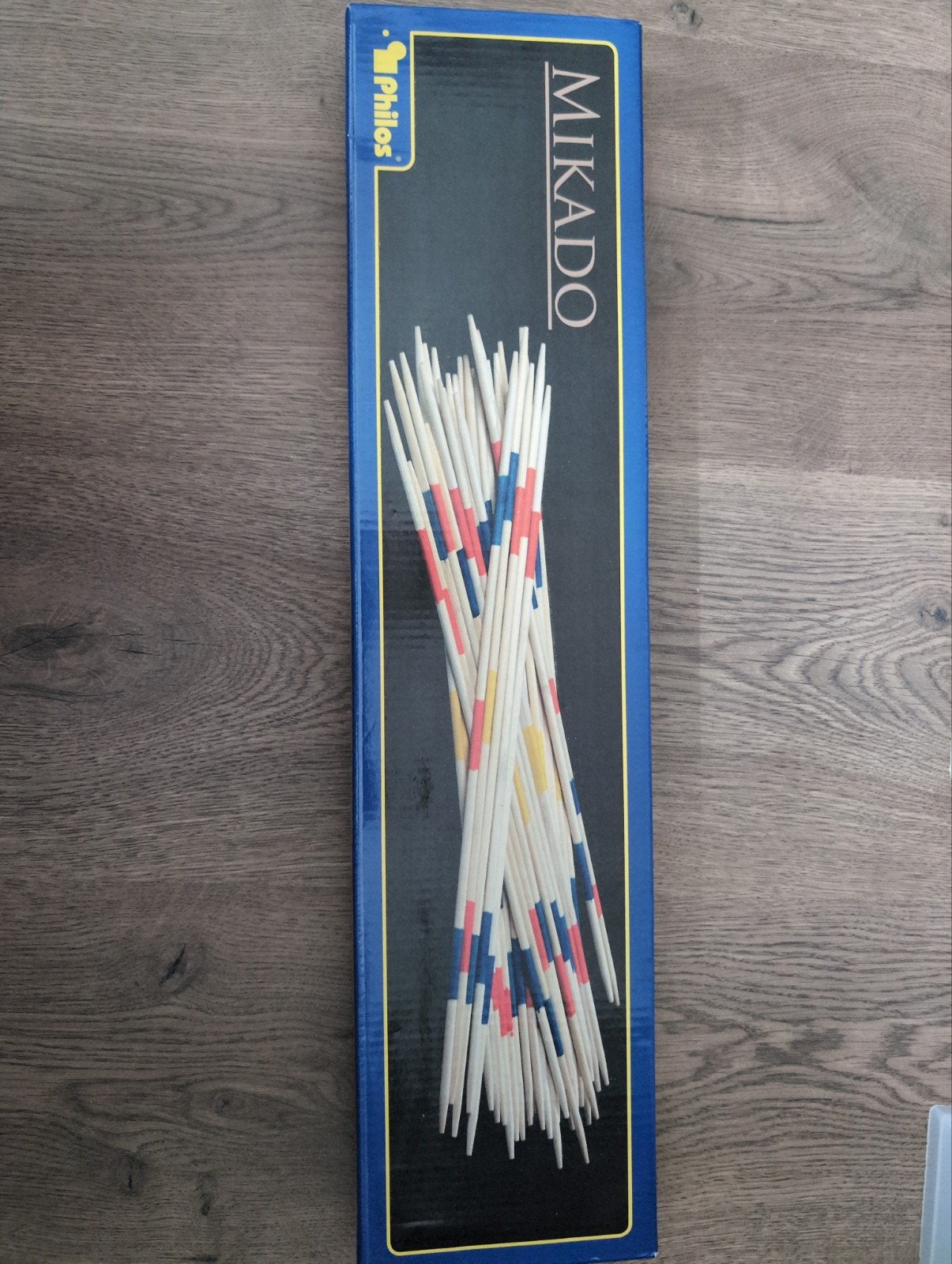 Mikado XXL 50 cm - Groot formaat gezelschapsspel, Vijf spelers of meer, Ophalen of Verzenden, Zo goed als nieuw, Philos