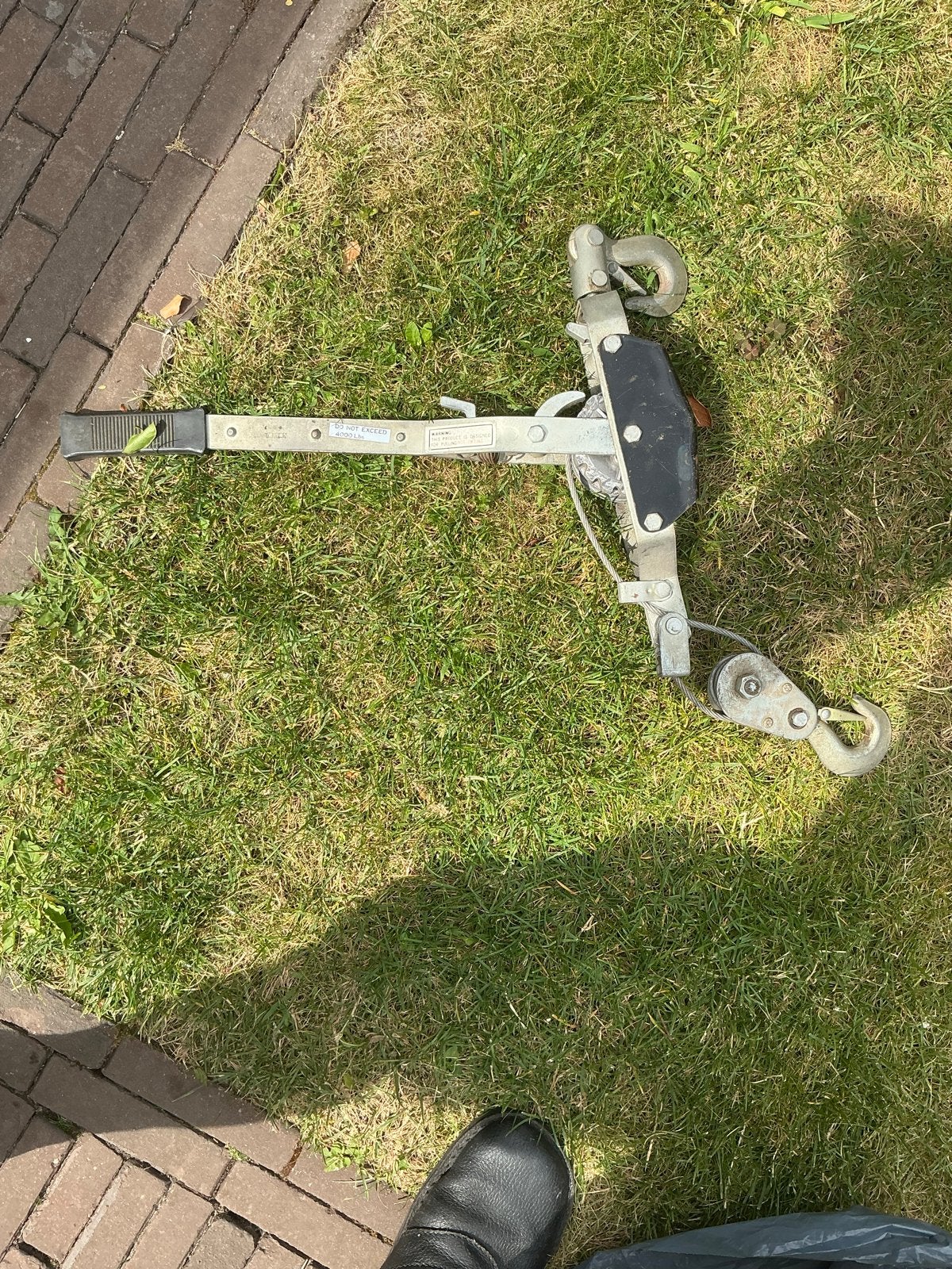 Handmatige lier - Treklier 4000 Lbs, Ophalen, Gebruikt, Handmatig